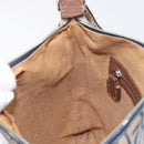 FENDI Zucca Canvas Celeria Shoulder Bag Blue Silver Auth ep16488-27