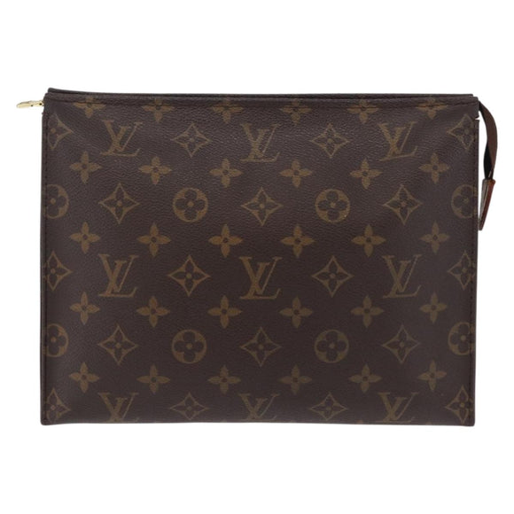 LOUIS VUITTON Monogram Poche Toilette 26 Pouch M47542 LV Auth ep16489