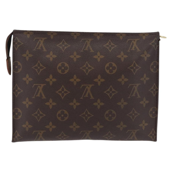 LOUIS VUITTON Monogram Poche Toilette 26 Pouch M47542 LV Auth ep16489