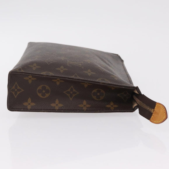 LOUIS VUITTON Monogram Poche Toilette 26 Pouch M47542 LV Auth ep16489