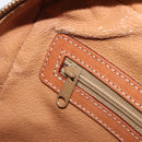 CELINE Macadam Canvas Hand Bag PVC Leather Brown Gold Auth ep16490-22