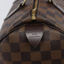 LOUIS VUITTON Damier Ebene Speedy 30 Hand Bag N41364 LV Auth ep16491V-20
