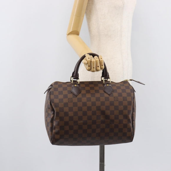 LOUIS VUITTON Damier Ebene Speedy 30 Hand Bag N41364 LV Auth ep16491V