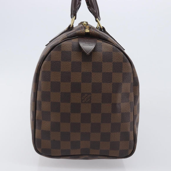LOUIS VUITTON Damier Ebene Speedy 30 Hand Bag N41364 LV Auth ep16491V