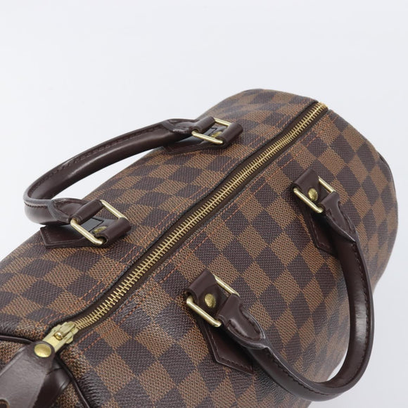 LOUIS VUITTON Damier Ebene Speedy 30 Hand Bag N41364 LV Auth ep16491V