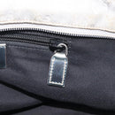 GUCCI GG Canvas Web Sherry Line Hand Bag Silver 131228 Auth ep16492-25