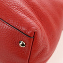 GUCCI Soho Hand Bag Leather 2way Orange Gold 308362 Auth ep16493A-16