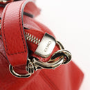 GUCCI Soho Hand Bag Leather 2way Orange Gold 308362 Auth ep16493A-18