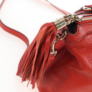 GUCCI Soho Hand Bag Leather 2way Orange Gold 308362 Auth ep16493A-19