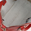 GUCCI Soho Hand Bag Leather 2way Orange Gold 308362 Auth ep16493A-21