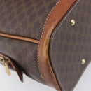 CELINE Macadam Canvas Hand Bag PVC Leather Brown Gold Auth ep16496-14
