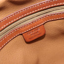 CELINE Macadam Canvas Hand Bag PVC Leather Brown Gold Auth ep16496-21