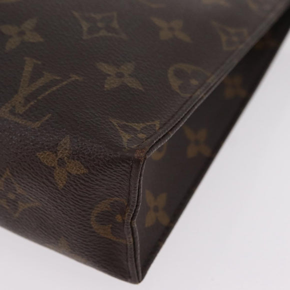 LOUIS VUITTON Monogram Poche Toilette 26 Pouch M47542 LV Auth ep16497