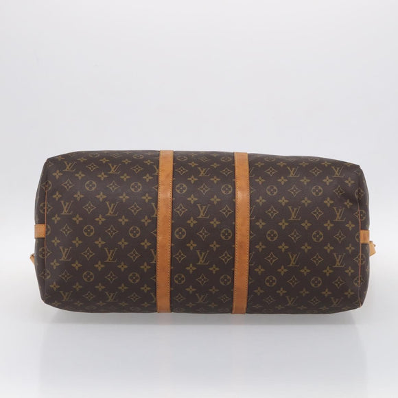 LOUIS VUITTON Monogram Keepall Bandouliere55 Boston Bag M41414 LV Auth ep16500V