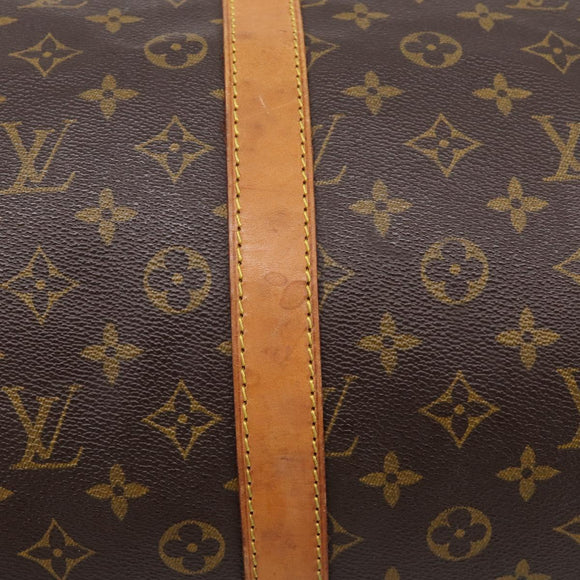 LOUIS VUITTON Monogram Keepall Bandouliere55 Boston Bag M41414 LV Auth ep16500V
