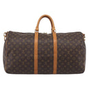 LOUIS VUITTON Monogram Keepall Bandouliere55 Boston Bag M41414 LV Auth ep16500V-3