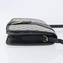 GUCCI GG Supreme Shoulder Bag PVC Navy Gold Auth ep16502-3