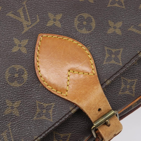 LOUIS VUITTON Monogram Cartouchiere GM Shoulder Bag M51252 LV Auth ep16505