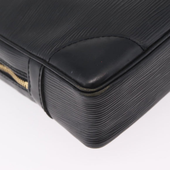 LOUIS VUITTON Epi Porte Documents Voyage Bag Black M40321 LV Auth ep16509