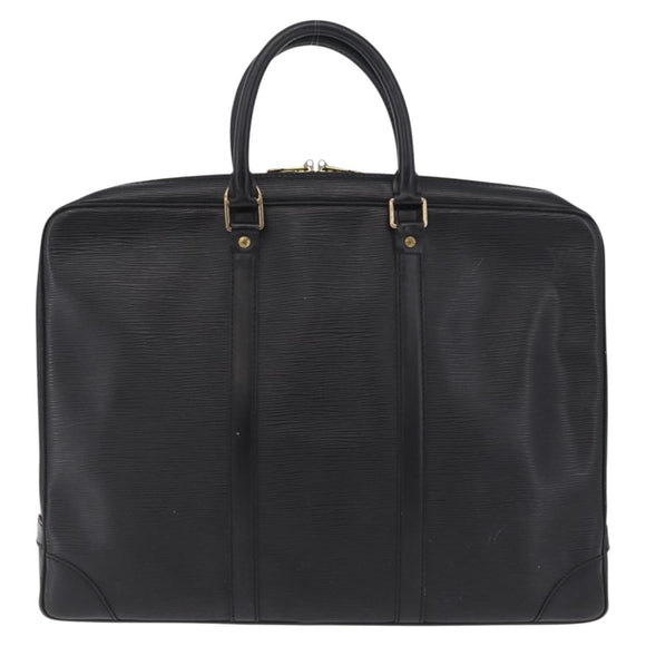 LOUIS VUITTON Epi Porte Documents Voyage Bag Black M40321 LV Auth ep16509