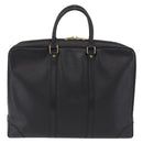 LOUIS VUITTON Epi Porte Documents Voyage Bag Black M40321 LV Auth ep16509-3