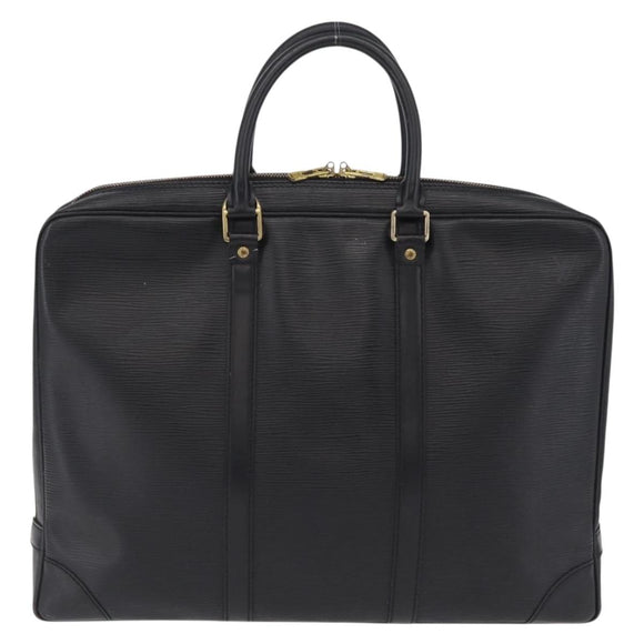LOUIS VUITTON Epi Porte Documents Voyage Bag Black M40321 LV Auth ep16509