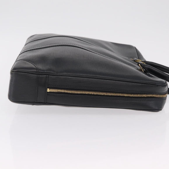 LOUIS VUITTON Epi Porte Documents Voyage Bag Black M40321 LV Auth ep16509