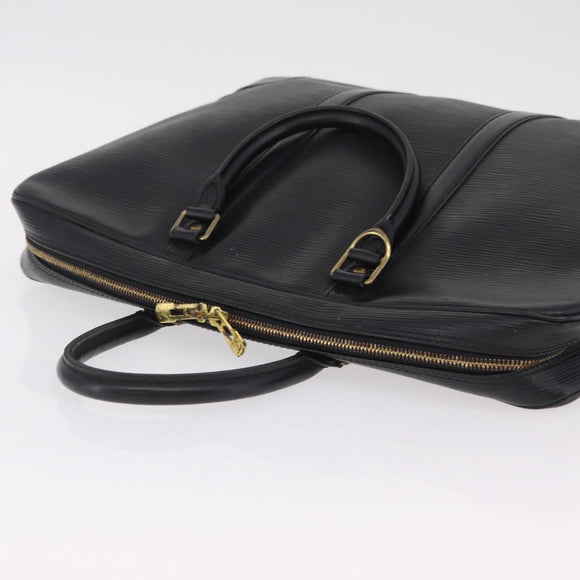 LOUIS VUITTON Epi Porte Documents Voyage Bag Black M40321 LV Auth ep16509