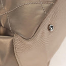 CHANEL Paris Biarritz Tote Bag Coated Canvas Gold Silver CC Auth ep16512V-10