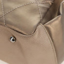 CHANEL Paris Biarritz Tote Bag Coated Canvas Gold Silver CC Auth ep16512V-18