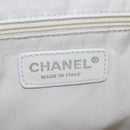 CHANEL Paris Biarritz Tote Bag Coated Canvas Gold Silver CC Auth ep16512V-27