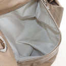 CHANEL Paris Biarritz Tote Bag Coated Canvas Gold Silver CC Auth ep16512V-37