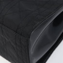 Christian Dior Canage Hand Bag Nylon Black Gold Auth ep16513A-10