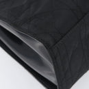 Christian Dior Canage Hand Bag Nylon Black Gold Auth ep16513A-11