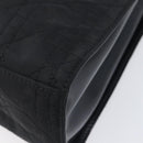 Christian Dior Canage Hand Bag Nylon Black Gold Auth ep16513A-12