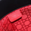 Christian Dior Canage Hand Bag Nylon Black Gold Auth ep16513A-16