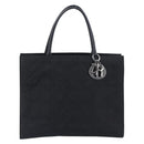Christian Dior Canage Hand Bag Nylon Black Gold Auth ep16513A-2