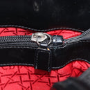 Christian Dior Canage Hand Bag Nylon Black Gold Auth ep16513A-21