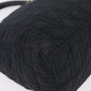 Christian Dior Lady Dior Canage Hand Bag Canvas Black Gold Auth ep16514-20
