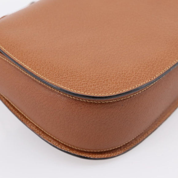 GUCCI Bamboo Hand Bag Leather Brown Gold 000 113 0633 Auth ep16515V