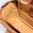GUCCI Bamboo Hand Bag Leather Brown Gold 000 113 0633 Auth ep16515V-21