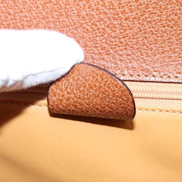 GUCCI Bamboo Hand Bag Leather Brown Gold 000 113 0633 Auth ep16515V