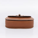 GUCCI Bamboo Hand Bag Leather Brown Gold 000 113 0633 Auth ep16515V-5