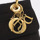 Christian Dior Canage Shoulder Bag Canvas Black Gold Auth ep16517-15