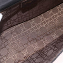 Christian Dior Canage Shoulder Bag Canvas Black Gold Auth ep16517-19