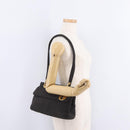 Christian Dior Canage Shoulder Bag Canvas Black Gold Auth ep16517-25