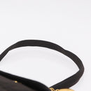 Christian Dior Canage Shoulder Bag Canvas Black Gold Auth ep16517-9