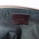 GUCCI GG Canvas Web Sherry Line Hand Bag Beige Silver 141809 Auth ep16518A-19
