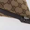 GUCCI GG Canvas Web Sherry Line Hand Bag Beige Silver 141809 Auth ep16518A-5