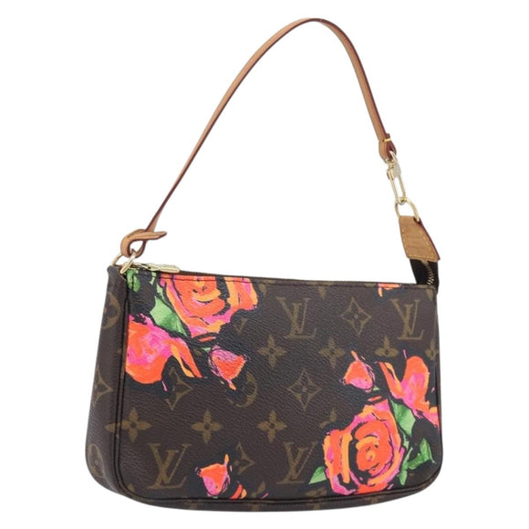 LOUIS VUITTON Monogram Rose Pochette Accessoires Pouch M48615 LV Auth ep16519V